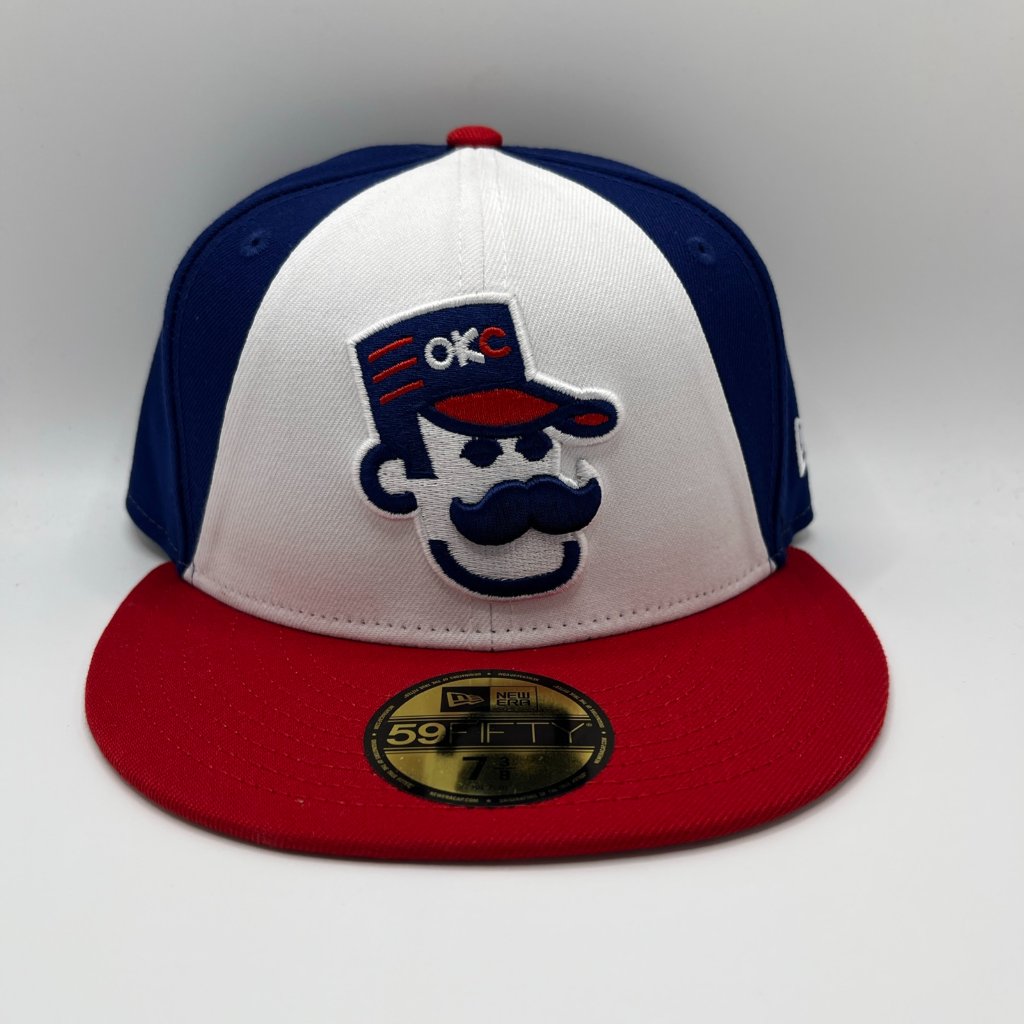 Oklahoma City Comets Okc 89ers "Abner 89er" New Era 59fifty Fitted Cap Hat 7 3/8